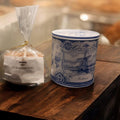 Dutch-themed gift tin filled with 8 handcrafted stroopwafels — artisan caramel wafel cookies by Anna's Stroopwafels.